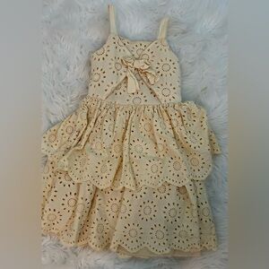 Charming Cream Kids Dress